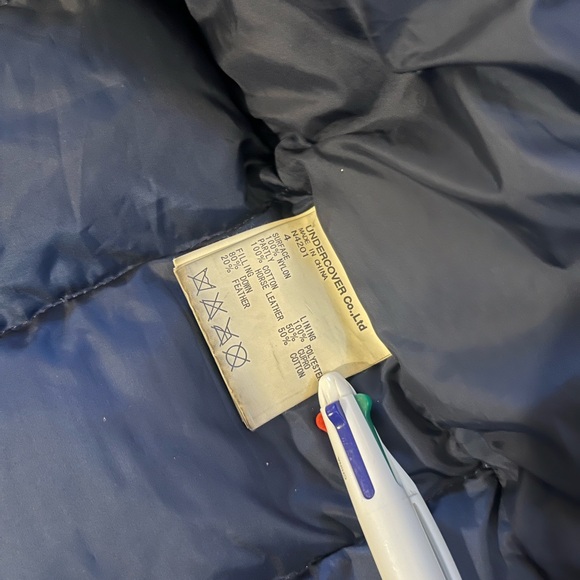 Undercover AW 2014 Cold Blooded Puffer Jacket Leather Sleeves - Picture 6 of 9